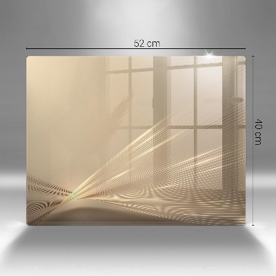 Posavaso de vidrio para velas funerarias Abstracción moderna