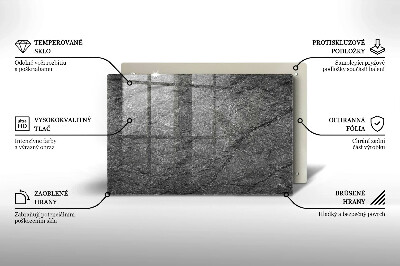 Posavaso de vidrio para velas funerarias Textura de piedra