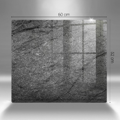 Posavaso de vidrio para velas funerarias Textura de piedra