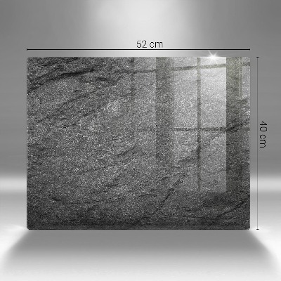 Posavaso de vidrio para velas funerarias Textura de piedra