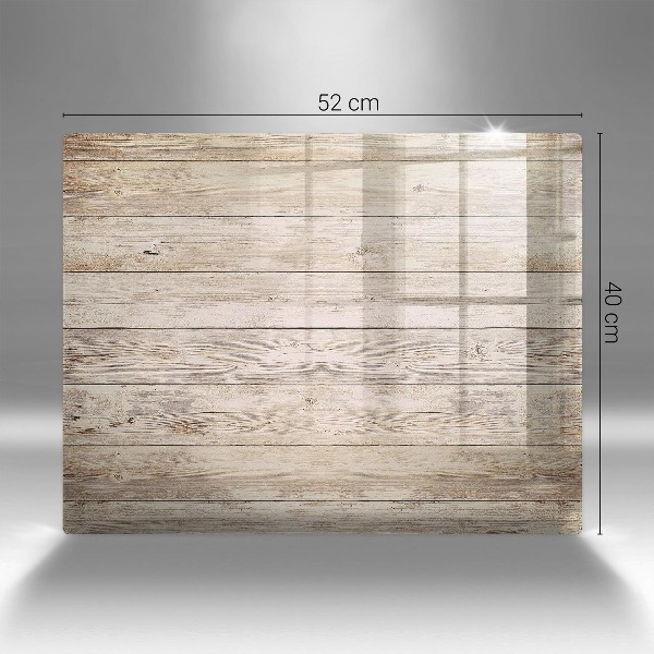 Posavaso de cristal para velas funerarias Tablas de madera