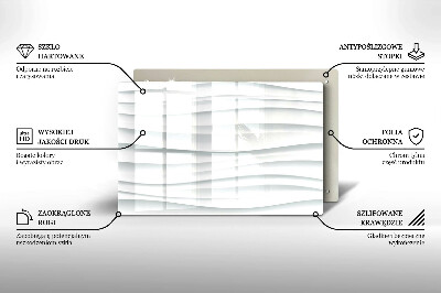 Posavaso de cristal para velas funerarias Estructura moderna