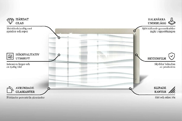 Posavaso de cristal para velas funerarias Estructura moderna