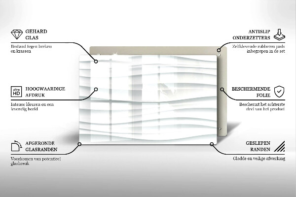 Posavaso de cristal para velas funerarias Estructura moderna