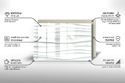 Posavaso de cristal para velas funerarias Estructura moderna