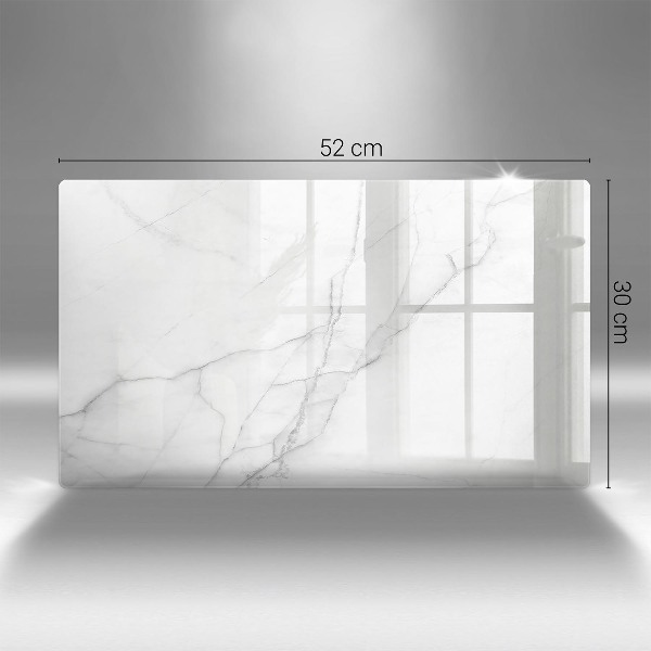 Posavaso de vidrio para velas Fondo de piedra de mármol