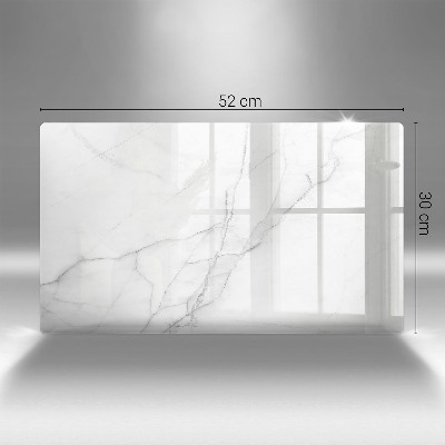 Posavaso de vidrio para velas Fondo de piedra de mármol