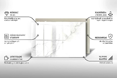 Posavaso de vidrio para velas Fondo de piedra de mármol