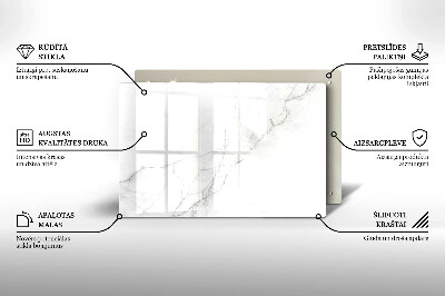 Posavaso de vidrio para velas Fondo de piedra de mármol
