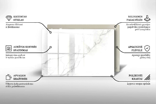 Posavaso de vidrio para velas Fondo de piedra de mármol