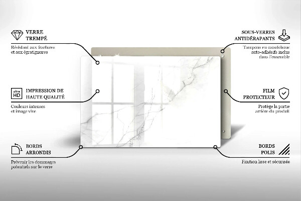 Posavaso de vidrio para velas Fondo de piedra de mármol