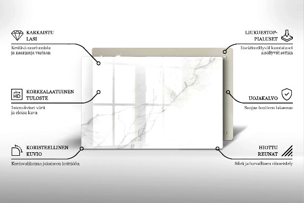 Posavaso de vidrio para velas Fondo de piedra de mármol