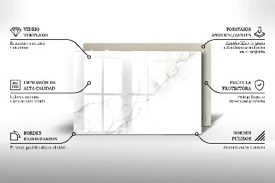 Posavaso de vidrio para velas Fondo de piedra de mármol