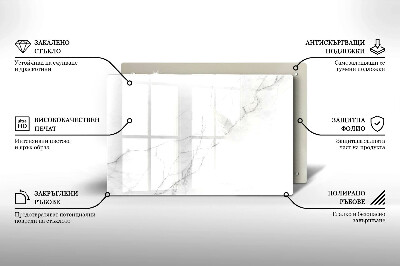 Posavaso de vidrio para velas Fondo de piedra de mármol