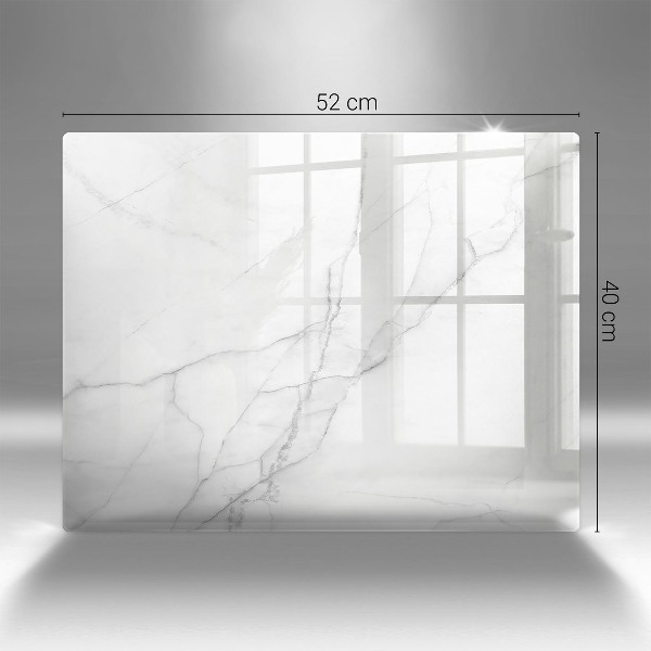 Posavaso de vidrio para velas Fondo de piedra de mármol