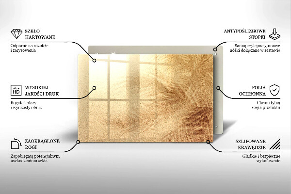 Posavaso de vidrio para velas funerarias Arena