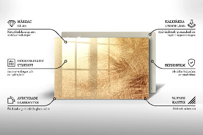 Posavaso de vidrio para velas funerarias Arena