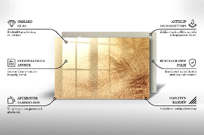 Posavaso de vidrio para velas funerarias Arena