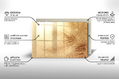 Posavaso de vidrio para velas funerarias Arena