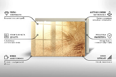 Posavaso de vidrio para velas funerarias Arena