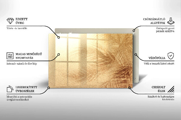 Posavaso de vidrio para velas funerarias Arena