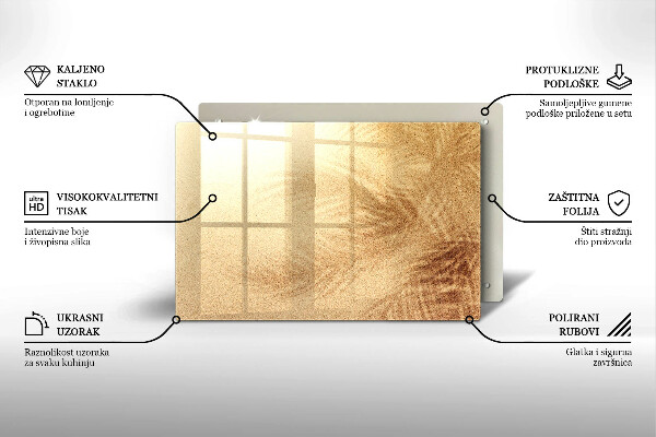 Posavaso de vidrio para velas funerarias Arena