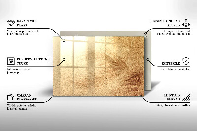 Posavaso de vidrio para velas funerarias Arena