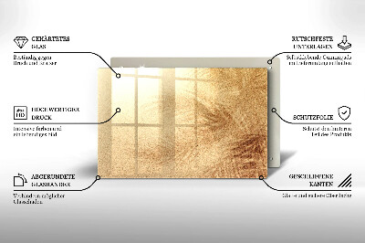 Posavaso de vidrio para velas funerarias Arena