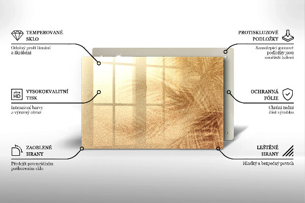 Posavaso de vidrio para velas funerarias Arena