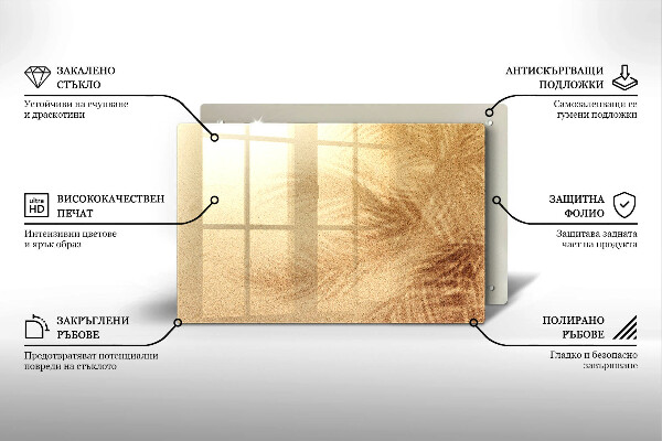 Posavaso de vidrio para velas funerarias Arena