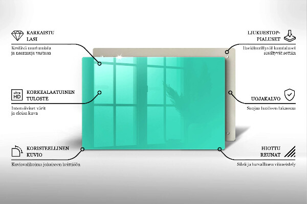 Posavaso de vidrio para velas Color verde