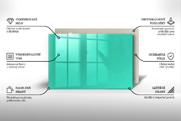 Posavaso de vidrio para velas Color verde