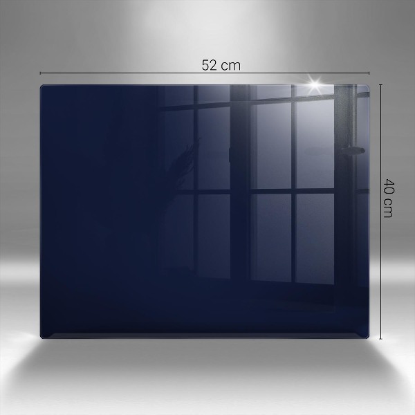 Posavaso de cristal para velas funerarias Color azul marino