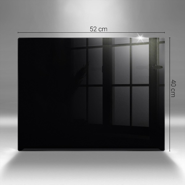 Posavaso de vidrio para velas Color negro