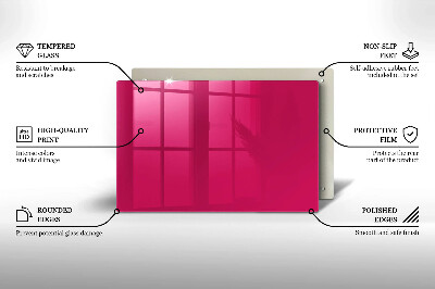 Posavaso de vidrio para velas Color rosa