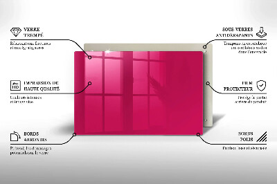 Posavaso de vidrio para velas Color rosa