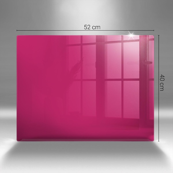 Posavaso de vidrio para velas Color rosa