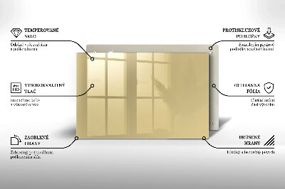 Posavaso de vidrio para velas funerarias Color beige