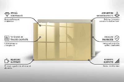 Posavaso de vidrio para velas funerarias Color beige