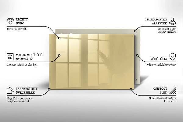 Posavaso de vidrio para velas funerarias Color beige