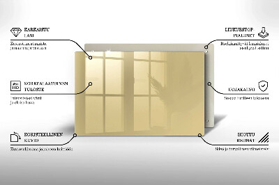 Posavaso de vidrio para velas funerarias Color beige