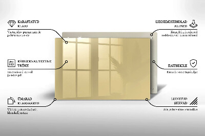 Posavaso de vidrio para velas funerarias Color beige