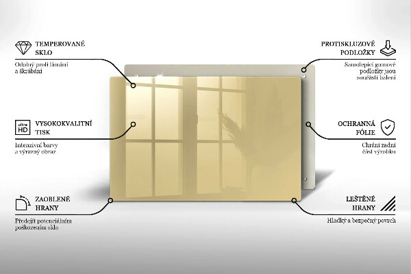 Posavaso de vidrio para velas funerarias Color beige