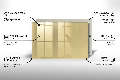 Posavaso de vidrio para velas funerarias Color beige