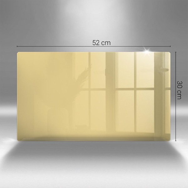 Posavaso de cristal para velas funerarias Color amarillo