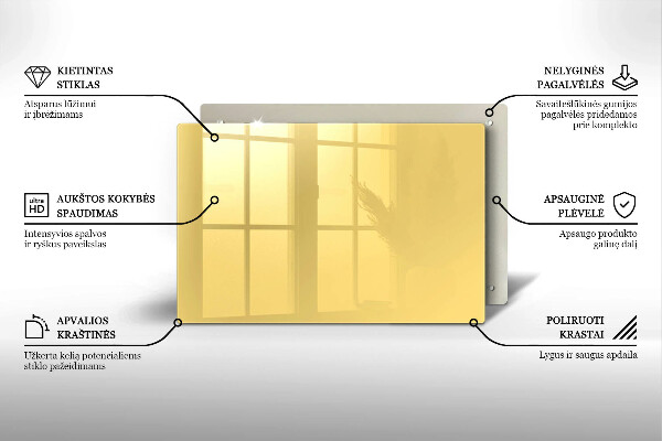Posavaso de cristal para velas funerarias Color amarillo