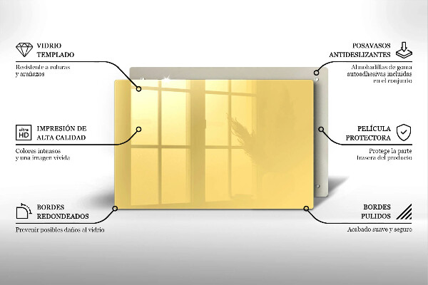 Posavaso de cristal para velas funerarias Color amarillo