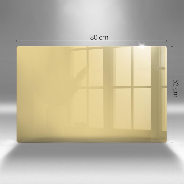 Posavaso de cristal para velas funerarias Color amarillo