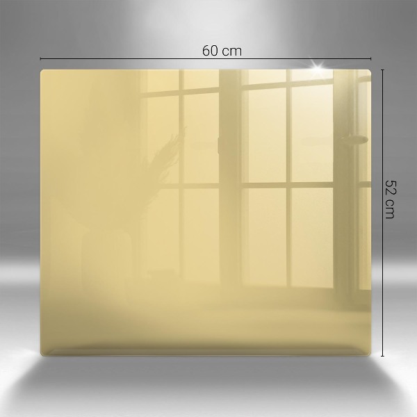 Posavaso de cristal para velas funerarias Color amarillo