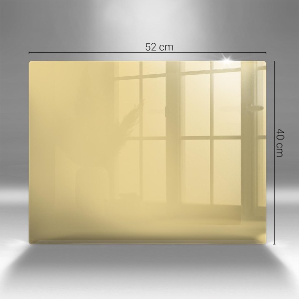 Posavaso de cristal para velas funerarias Color amarillo